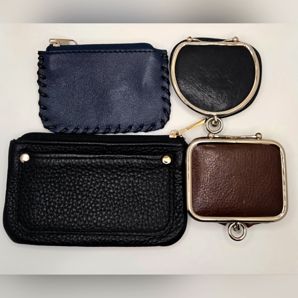 Leather coin purse bundle